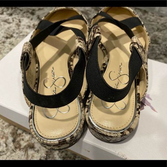Jessica Simpson Lurina Python Print Shoes Size 8 - Picture 5 of 8
